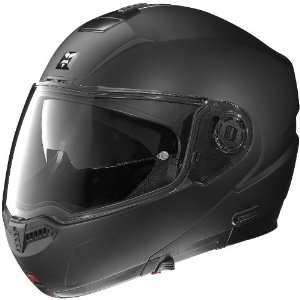  Nolan N104 Modular Solid Helmet, Outlaw Flat Black, Helmet 