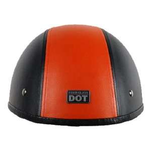  Vega XTS Orange X Large Leather Half Helmet Automotive