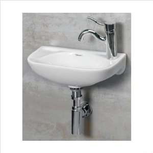   Collection WH102L Jem Wall Mount Small Enfield Basin with Left Hole