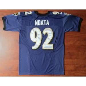 Baltimore Ravens NKE Unveils New 2012 NFL Uniforms #92 Haloti Ngata 