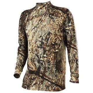 Mossy Oak Camouflage Explorer Mock Long Sleeve T Shirt