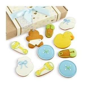 Welcome Baby Boy Cookie Assortment   10 Piece  Grocery 