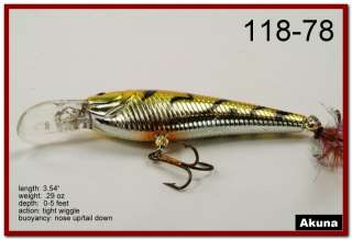 This lure is ideal for largemouth bass, walleye, northern pike 