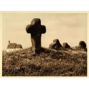  1924 Germany Wolfram Poet Eschenbach Cross Tombstone 