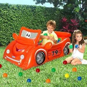  Red Sports Car Play Center Ball Pit with 25 Balls 