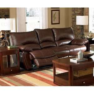  Reclining Brown Leather Sofa   Coaster Co.