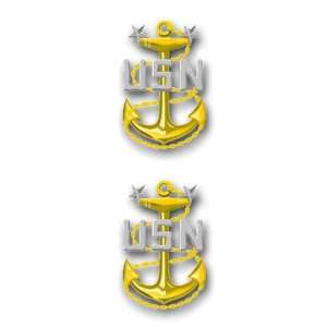  US Navy Master Chief Petty Officer Decal Sticker 3.8 6 