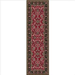 Leverett Shiraz Red Oriental Runner Rug Size 23 x 73  
