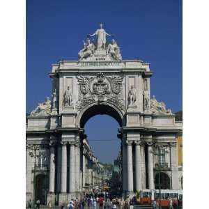  Exterior of the Triumphal Arch, Praca Do Comercio, Square 