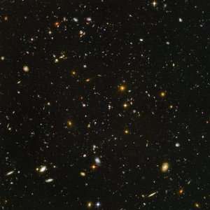 Hubble Space Telescope Astronomy Poster Print   Ultra Deep Field Image 