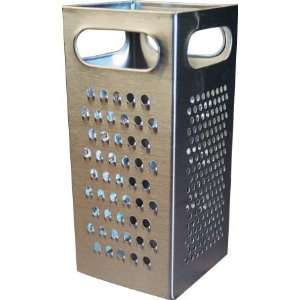  Stainless Steel Multi Size Box Grater With Handle   9 X 4 