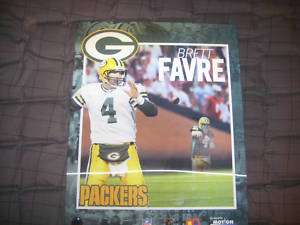 Brett Favre Packers Hologram Mini Poster   Very Unique  