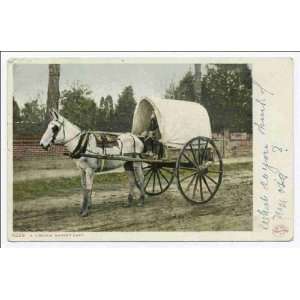   Reprint A Virginia Market Cart, Richmond, Va 1898 1931