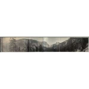  Photo Panorama of Yosemite Valley from Artist Point 1906 