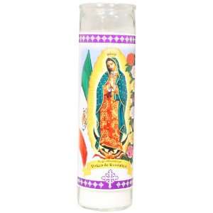    Star Candle 8 Inch Candle, Virgin of Guadalupe