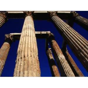 Corinthian Columns of the Temple of Olympian Zeus in the Olympieion 
