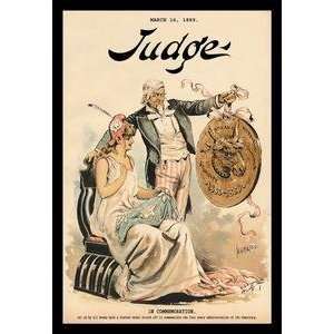  Vintage Art Judge Magazine In Commemoration   Giclee Fine 
