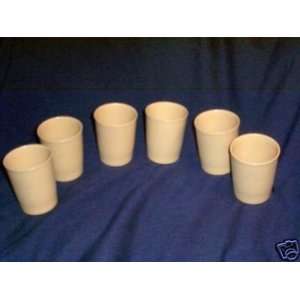 VINTAGE TUPPERWARE 6 ounce GOLD TUMBLERS   Set of 6 cups