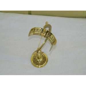    Franklin Mint 1987 Equatorial Sundial Brass 