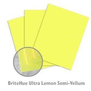  BriteHue Ultra Lemon Paper   250/Package