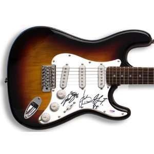  Rascal Flatts Autographed Signed Guitar & Proof PSA/DNA 