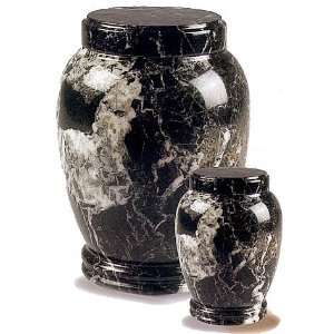  Black Zebra Marble Pet Urn II
