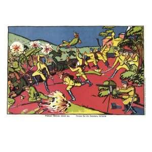  Russians Flay Germans, c.1914 Giclee Poster Print by 