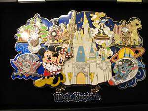 Disney Four Park Super Jumbo Magic Kingdom Pin  