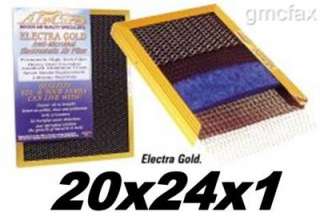 Air Care 20x24x1 GOLD Electrostatic Furnace A/C Filter  