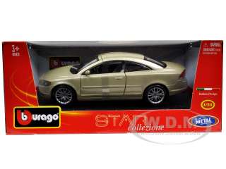 new 124 scale diecast model car of Volvo C70 Coupe Gold die cast car 