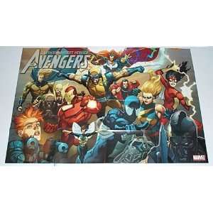 Avengers 36 x 24 Marvel Comic Book Shop Promotional Poster by Leinil 