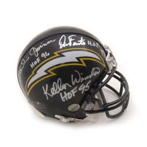  Chargers Auto (joiner/fouts/winslow) Combo Mini Helmet (g 