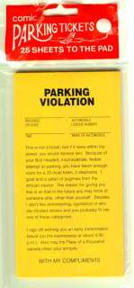   of 25 Fake Joke Parking Violation Tickets Prank   