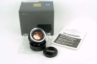 Voigtlander Nokton Classic 35mm f/1.4 S.C.(Single Coated), lens also 