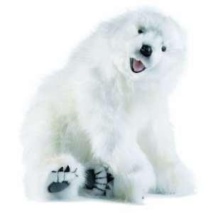  Hansa Polar Bear Cub Stuffed Plush Animal, SItting Toys & Games