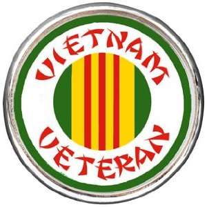 Vietnam Veteran Metal Auto Emblem