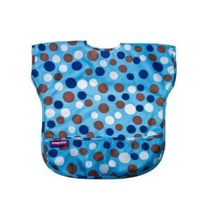   Waterproof Coverall Blue Polka Dot with matching stripe pocket Baby
