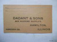 Vintage Dadant Bee Supply Catalog 1923 Beekeeping Honey Original 