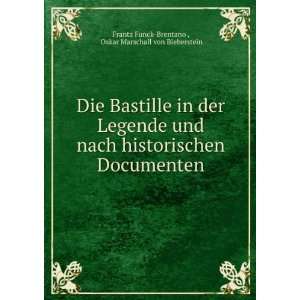   Marschall von Bieberstein Frantz Funck Brentano   Books