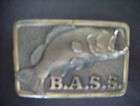 Vintage Brass Hamms Beer Belt Buckle 1970s Old Stock never used mint 