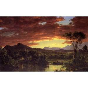   Frederic Edwin Church   24 x 16 inches   A Country 