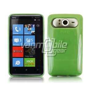  GREEN TPU GLOSSY CASE + LCD SCREEN PROTECTOR + CAR CHARGER 