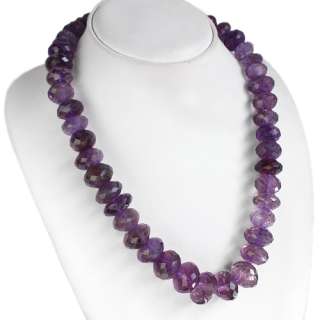 TOP QUALITY SPARKLING 901.00 CTS NATURAL FACETED PURPLE AMETHYST BEADS 