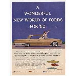  1960 Ford Galaxie Town Victoria Print Ad