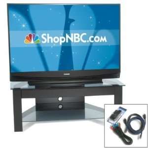 Mitsubishi 60 1080p DLP HDTV, Cable Pack & TV Stand w/ $ 