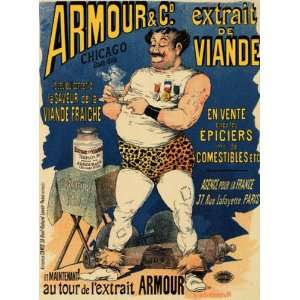  MEDICINE ARMOUR EXTRAIT DE VIANDE PARIS FRENCH VINTAGE 