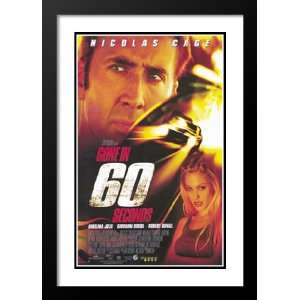  Gone in 60 Seconds 20x26 Framed and Double Matted Movie 