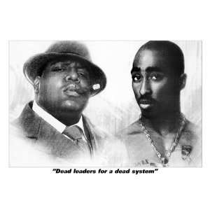   Tupac Biggee Poster 2 Pac 2Pac Notorious BIG B.I.G. 