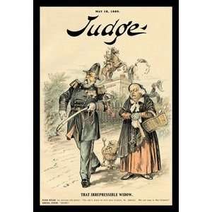  Judge Magazine That Irrepressible Widow   20x30 Gallery 