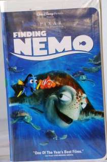 Disney FINDING NEMO Pixar VHS Video in ORIGINAL Clamshell  